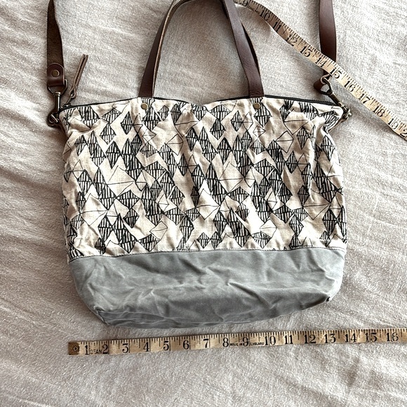 Bookhou Waxed Canvas and Leather Bag - Picture 11 of 11